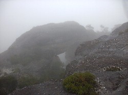 Corang Arch in thick fog