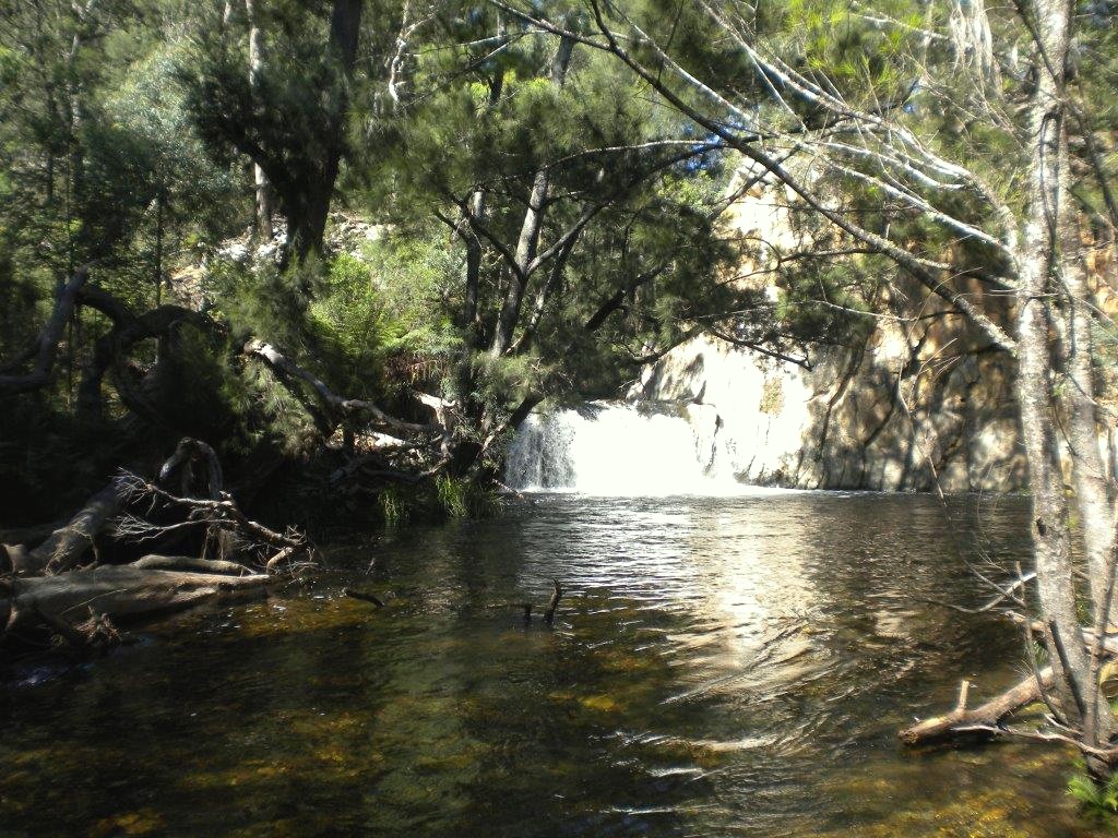 One of Australias most remote artificial waterfall