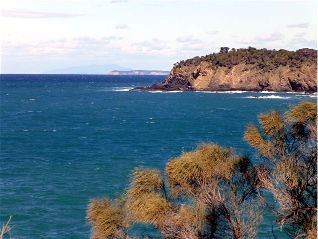 View of Murramarang coastline