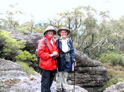 Mary and Betty at Beehive Pass